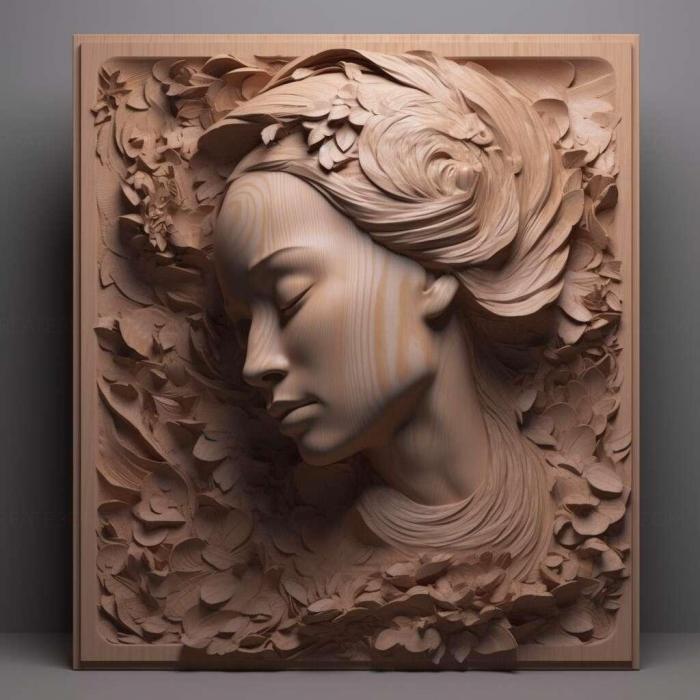 نموذج ثلاثي الأبعاد لآلة CNC 3D Art 